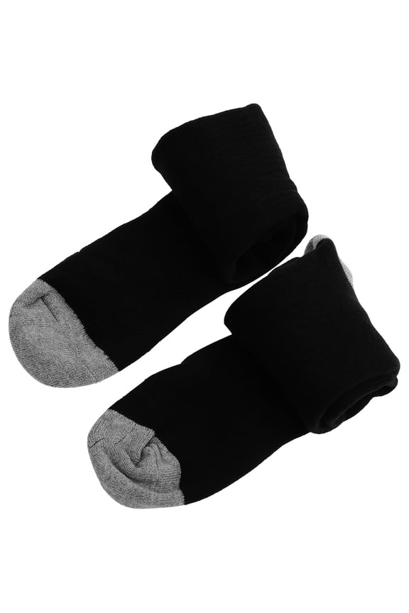 Rechargeable Heated Smart Temperature Control Socks Thick Warm Carbon Fiber Winter Ski Socks for Men