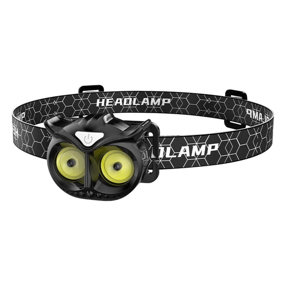 Rechargeable Super Bright Headlamp, Long Life Head-Mounted Flashlight for Outdoor Night Fishing Mining