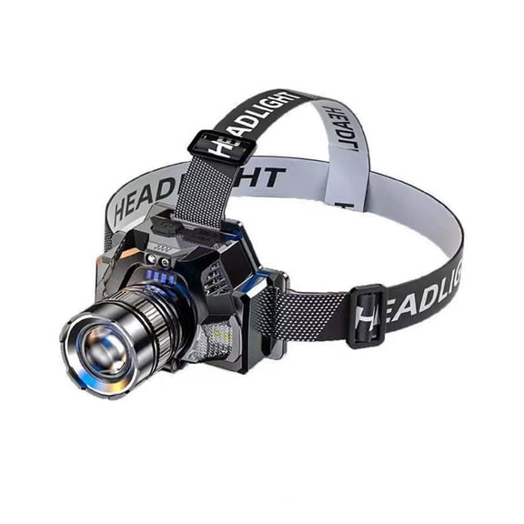 Rechargeable Super Light LED Pan Lamp Light Weight Powerful And Versatile Ideal For Camping Running And Outdoor Work