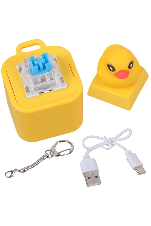 Rechargeable Keyboard Tester Keychains Speakers for Adults Stress Relief Testing Tool