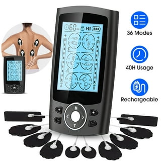  AUVON Rechargeable TENS Unit Muscle Stimulator, 24 Modes 4th  Gen TENS Machine with 8pcs 2x2 Premium Electrode Pads for Pain Relief :  Health & Household