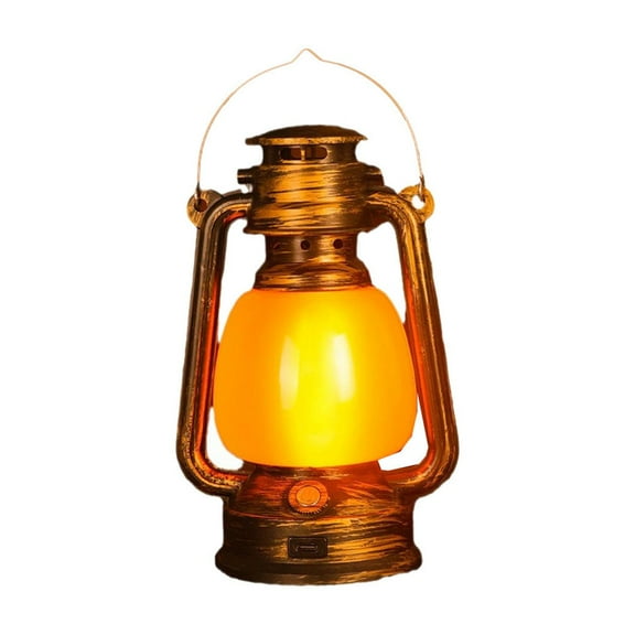 A Rechargeable Table Lamp With Handle Portable Camping Light Usb Plug In Outdoor Led Lantern For Bedroom Bar Desk Nightstand Emergency Light For Home Use Travel Outdoor