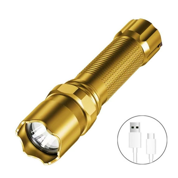 Rechargeable Tactical Flashlight High Lumen Super Bright Small Pocket Mini O1U3
