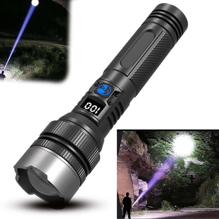 cheap rechargeable flashlights LitezAll EDC Tactical Grade Flashlight 3 Pack resistant construction AURA-R 360 LUMEN RECHARGEABLE FLASHLIGHT