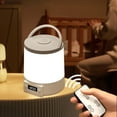 thumbnail image 1 of Rechargeable Touch Control LED Night Light Portable Desk Lamp for Bedroom Camping Travel with Charging Cable Remote Control 1 Count, 1 of 6