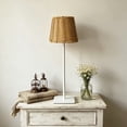 thumbnail image 1 of Rechargeable Touch Dimmable Table Lamp, Cordless Led Nightstand Light with Scalloped Rattan Shade for Bedroom Patio, 1 of 9