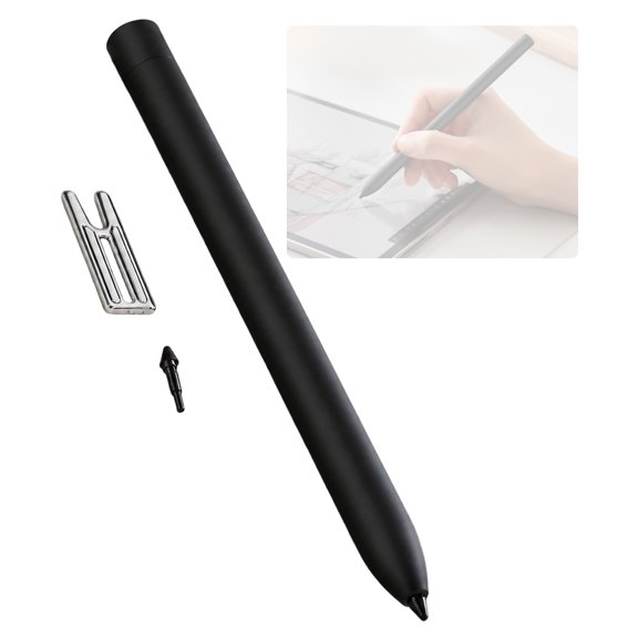 Rechargeable Touch Pen for Writing and Document Markup, Input Tool Black and ABS for 7320 Detachable Tablet Mobile Work Pen