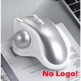 Rechargeable Trackball Mouse Bluetooth+2.4G Dual Mode Wireless Mouse