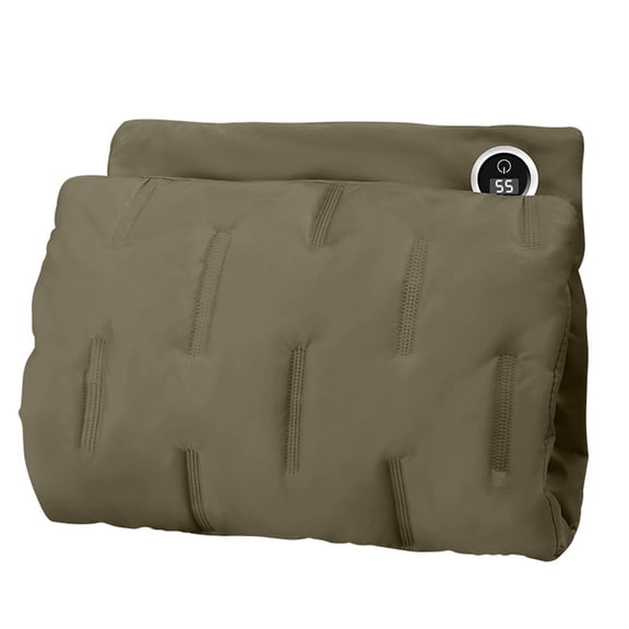 Rechargeable USB Hand Warming Pillow Heated Warmer Pouch With Power Bank Constant Temperature Velvet Cold Proof Removable For Cleaning