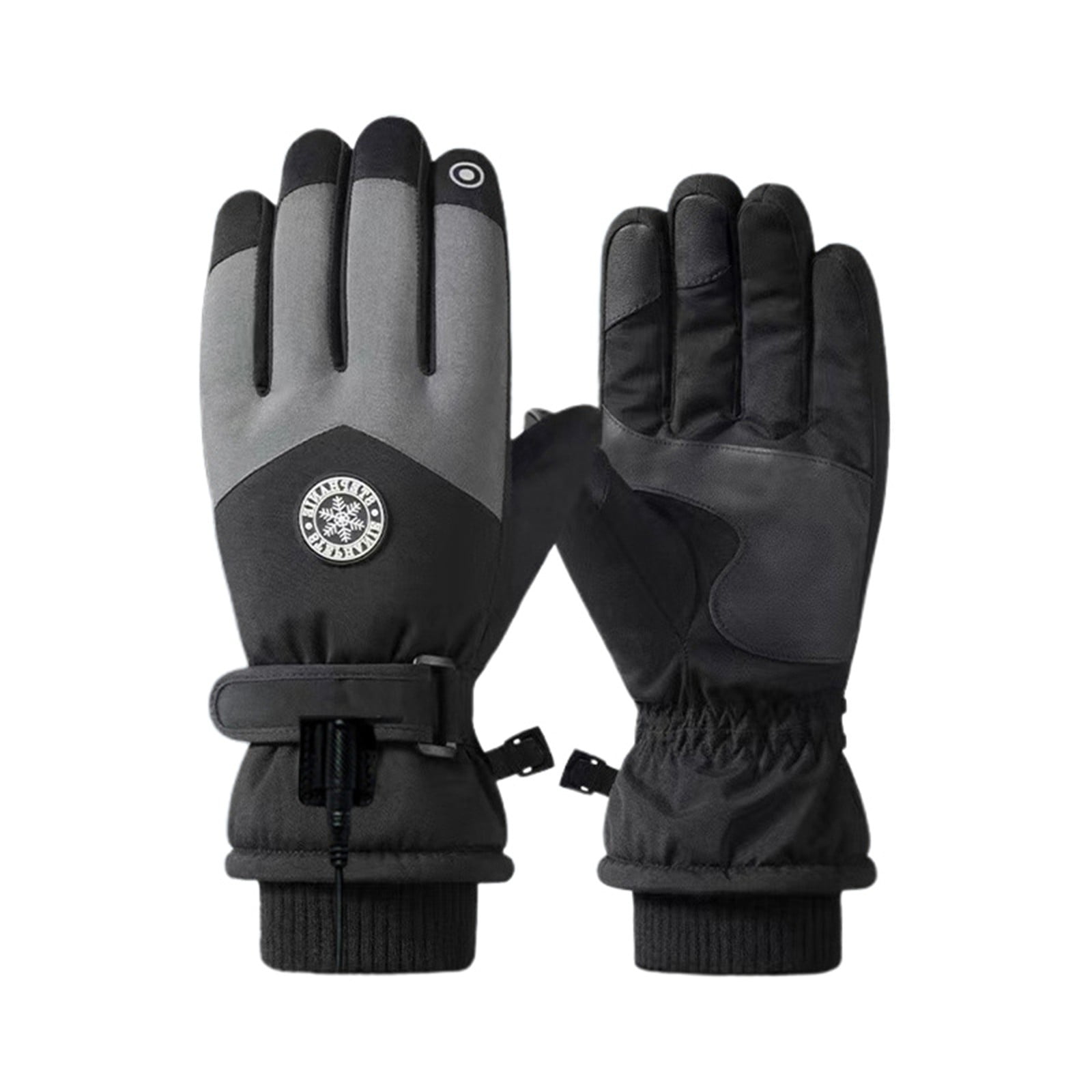 Rechargeable USB Heated Gloves for Men Women Electric Gloves with Touchscreen Heated Hand Warmer for Work Cycling Skiing Outdoor Activities