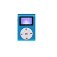 thumbnail image 1 of Rechargeable USB Support 32GB Micro SD TF Card Slot Music Media MP3 Player LCD Screen Metal Clip BLUE, 1 of 8