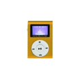thumbnail image 1 of Rechargeable USB Support 32GB Micro SD TF Card Slot Music Media MP3 Player LCD Screen Metal Clip GOLD, 1 of 8
