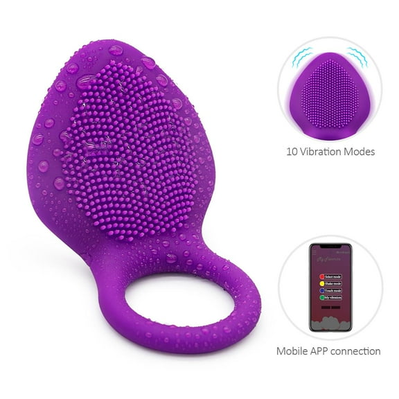 Rechargeable Vibration Massage Ring  Comfortable Silicone, Adjustable Vibration for Sore Muscle Relief