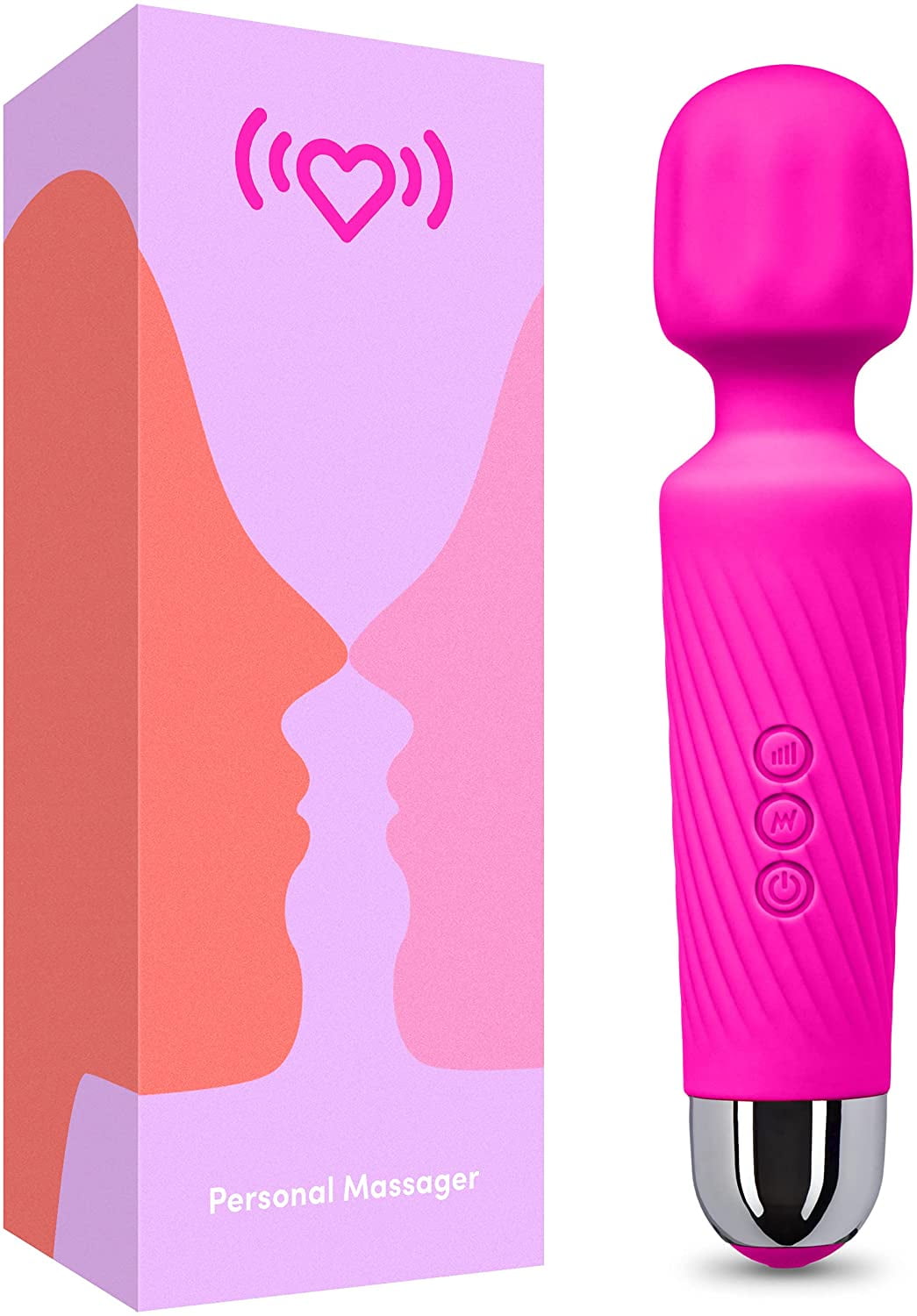 womens vibrating dildo Rechargeable Vibrator - 20 Patterns & 8 Speeds - G-Spot Vibrator Clit, Sex  Toys, Vibrator for Women Pleasure, Quiet & Small Vibrator, Dildo, Personal  Wand Massager, Female Adult Toys (Hot Pink)