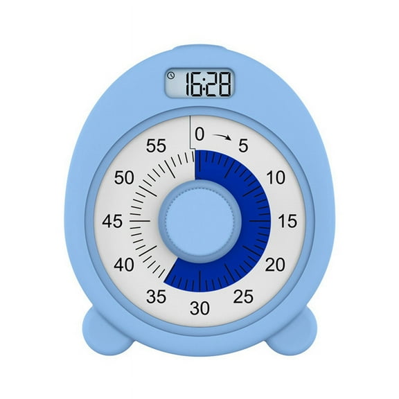 Rechargeable Visual Timer with Clock and Night Light,60 Minute Countdown Timer for xc5521