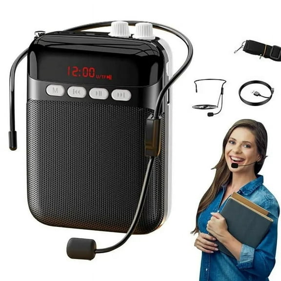Rechargeable Voice Amplifier for Teachers Pa System Speaker with Clear Sound Long Battery Life ,Crystal-Clear Sound