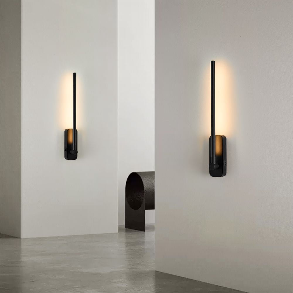 Rechargeable Wall Lights with Remote Control, LED Picture Lights for Bedroom, Wireless Magnetic Clip-On Art Light Fixtures, 3CCT-Dimmable in Black
