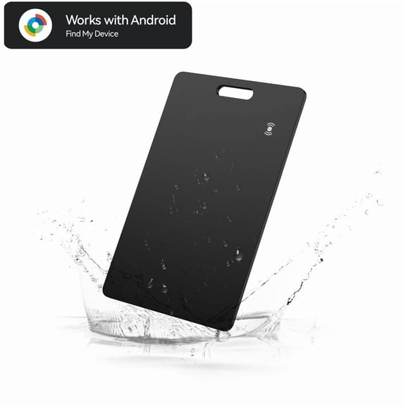 Rechargeable Wallet Tracker Card For Android, Ultra Thin Item Locator Compatible With Google Find My Device, Built-in Battery Anti-Lost Wallet Finder For Keys, Purse, Luggage Tracking