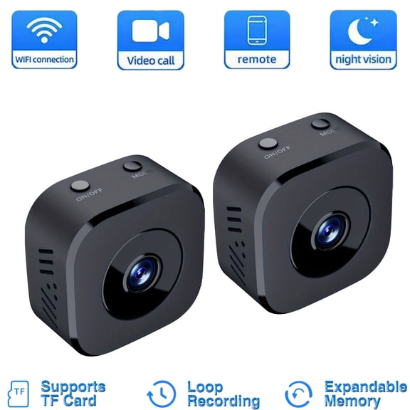 Rechargeable WiFi Security Camera with 2.4G Stable Connection, APP Remote View & Motion Detection Alarm, Supports Cloud/SD Card for Home Monitoring