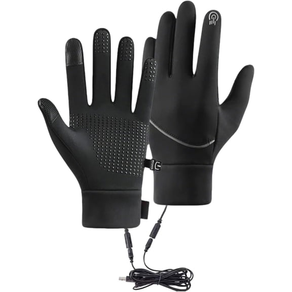 Winter Electric Heated Gloves - Full Finger Hand Warmers for Men & Women, Touchscreen Compatible for Skiing, Cycling & Outdoor Activities