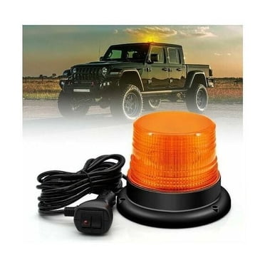 12/24V Flare LED Road Safety Traffic Emergency Warning Lamp Strobe Flashing Red/Blue/Yellow