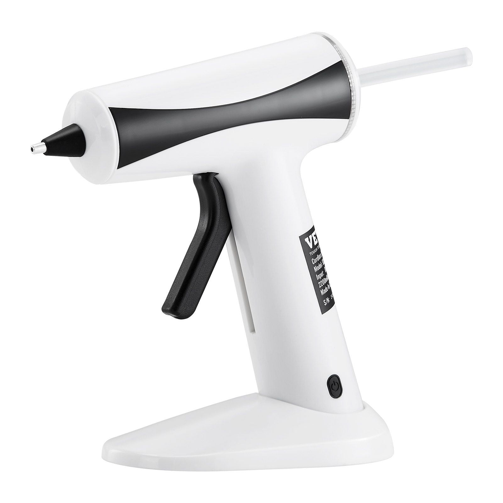Rechargeable Cordless Hot Glue Gun Kit with 2200mAh Battery 20 Glue Sticks Fast Preheating High Temperature for Crafts DIY Home Repairs