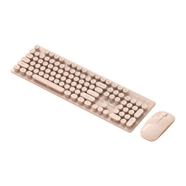 Rechargeable Wireless Keyboard Mouse Set Low Noise Ergonomic 2.4G/Bluetooth Dual-mode Keyboard Mouse Set For Office