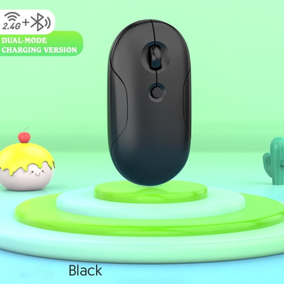 Rechargeable Wireless Mouse, Small and Portable for Business Office (rechargeable Bluetooth-mode), Mouse