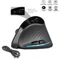 thumbnail image 1 of Rechargeable Wireless Vertical Mouse With Screen Display  Ergonomic Mice 6 Button Progammable Gaming Mouse for Gamer Desktop, 1 of 7