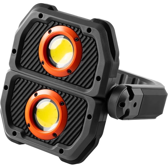 Rechargeable Work Light 3000 Lumens COB 6 Light Modes Rotating Magnetic Handles Built-In Power Bank Water Resistant Portable Camping Lantern Bestseling