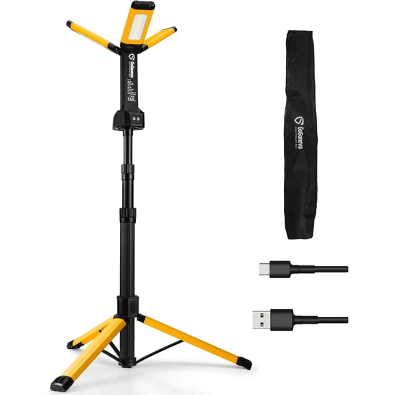 Rechargeable Work Light with Stand,Cordless Camping Light,