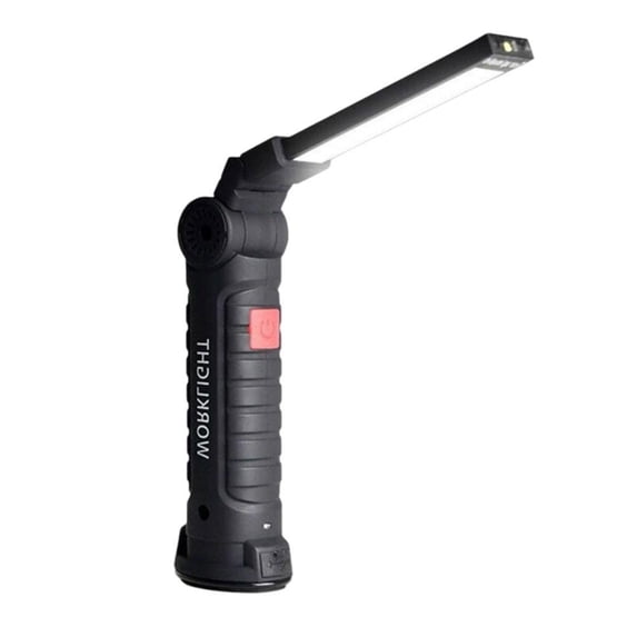 Rechargeable Work Lights LED Torch Work Light BBQ Grilling Accessories with Magnetic Base & Hanging Hook, 360Rotate 5 Modes Magnetic Grill Flashlights for Car Repair Garage Emergency Camping