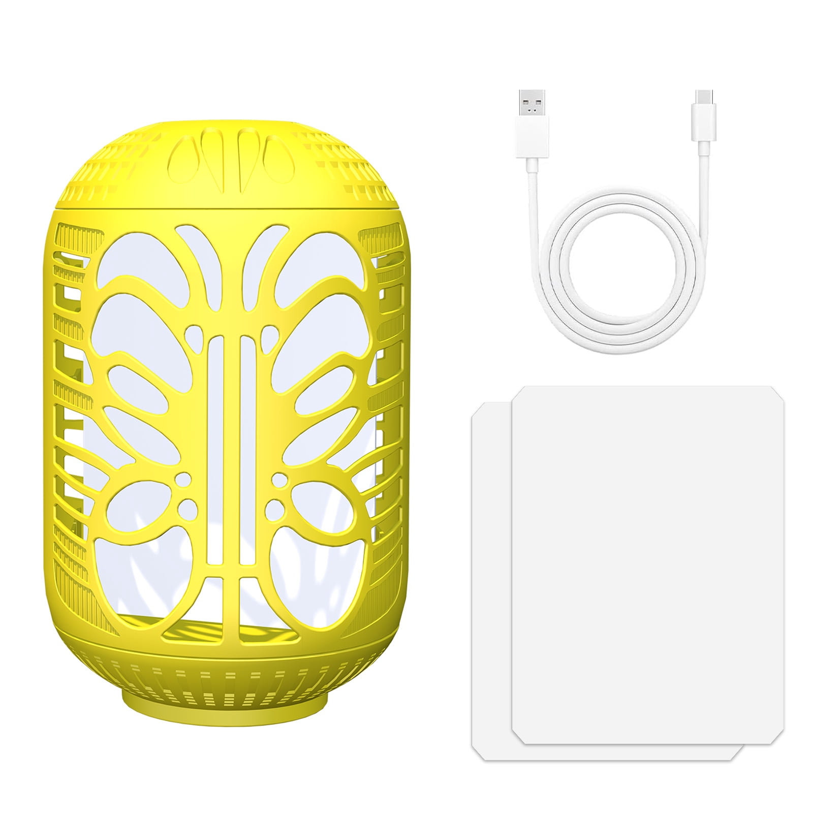 Rechargeable indoor camping dual-purpose double-light sticky trap mosquito killer fly trap insect lamp