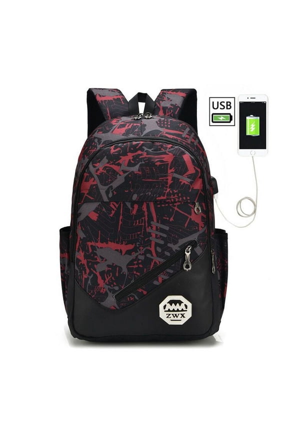 Rechargeable men's backpack,QSingle