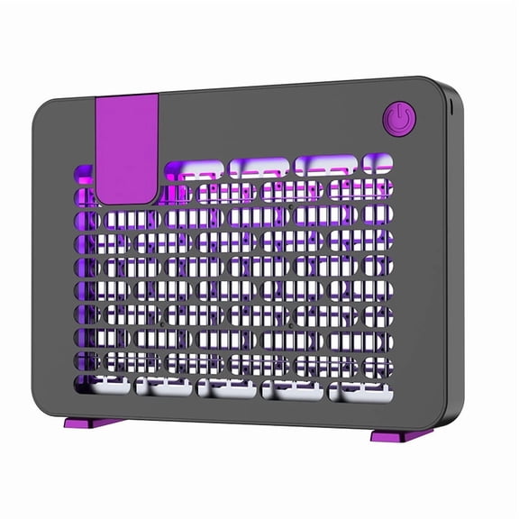 Rechargeable model Hybrid Spectrum Indoor Bug Zapper Indoor Fruit Fly Traps for Indoors Mosquito Zapper Electric Fly Zapper for Home Moth Light Insect Killer grey