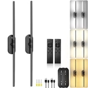 Rechargeable wall lamp, easy to install, 360  rotating wireless wall lamp, for decoration, suitable for lighting in bedrooms, living rooms, corridors, galleries, etc.