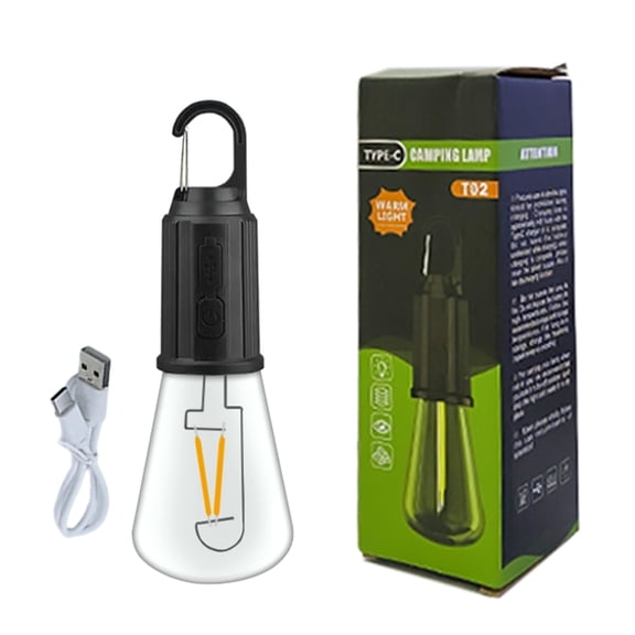Watertight Camping Light Outdoor Tent Lamp Rechargeables Emergency Lamp Decors Hangings Lamp with 3 Lighting Modes