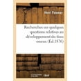 thumbnail image 1 of Recherches Sur Quelques Questions Relatives Au Développement Du Tissu Osseux (Paperback), 1 of 1