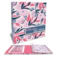 thumbnail image 1 of Recipe Binder, Full Page 3 Ring Standard Binder Organizer Set (with 50 Page Protectors & 12 Category Divider Tabs) by Better Kitchen Products, 11.5" x 12" Floral Design, 1 of 5