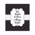 thumbnail image 1 of Brownlow Gift 96565 Recipe Binder-Mr & Mrs Always Right-White On Black - 8 x 9, 1 of 1