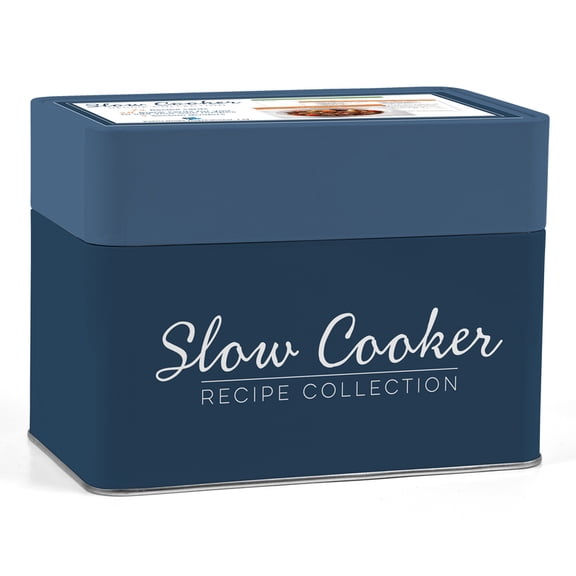Recipe Card Collection Tin Slow Cooker Recipe Card Collection Tin: 72 Recipe Cards + 28 Blank Cards to Write Your Own Recipes + 5 Tabbed Sections (, (Hardcover)