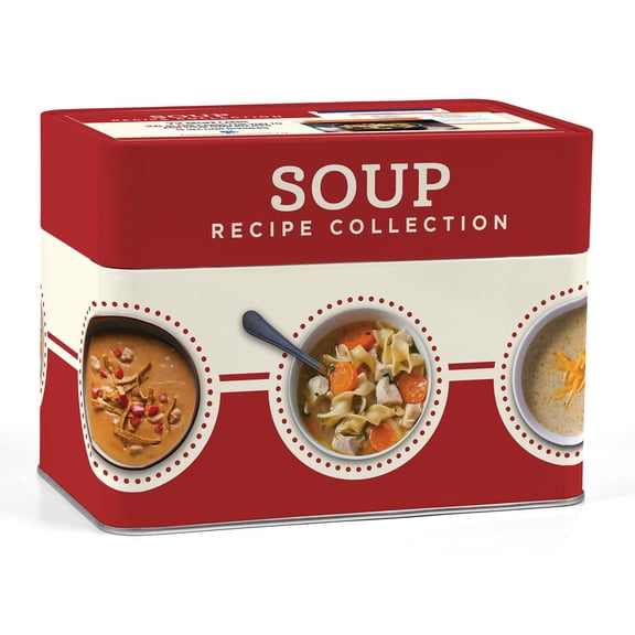 Recipe Card Collection Tin Soup Recipe Card Collection Tin: 72 Recipe Cards + 28 Blank Cards to Write Your Own Recipes + 5 Tabbed Sections, (Hardcover)