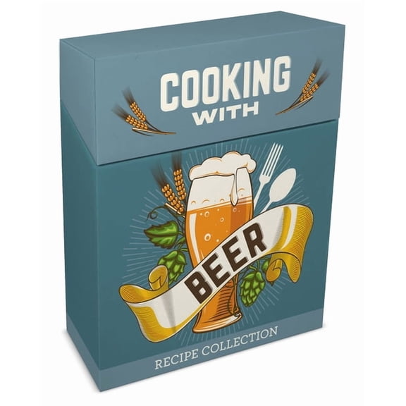 Recipe Card Deck - Cooking with Beer Recipe Collection 50 Cards with Photos, (Hardcover)