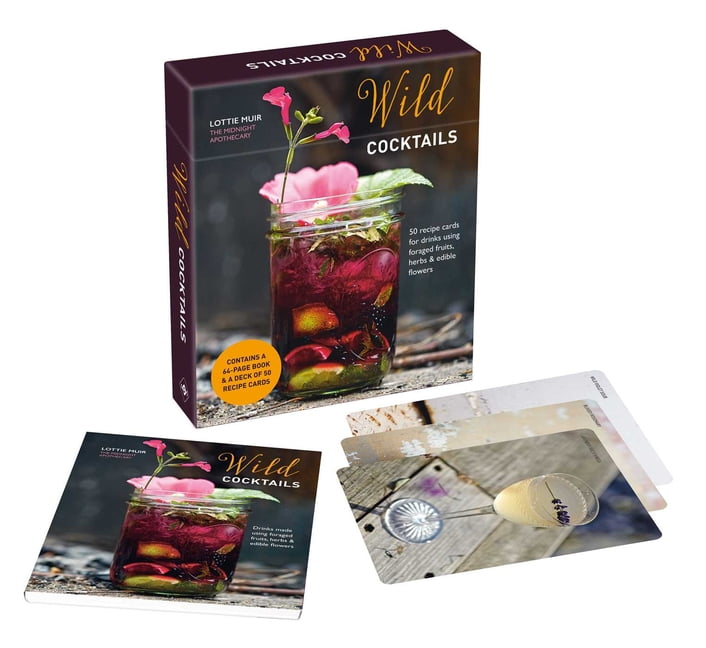 Recipe Card Decks Wild Cocktails Deck: 50 Recipe Cards for Drinks Made Using Fruits, Herbs & Edible Flowers, Book 4, (Paperback)