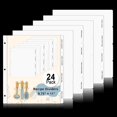 Recipe Dividers for 3 Ring Binder Set 9 3/4