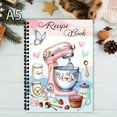 thumbnail image 1 of Recipe Notebook Coil-Bound Cooking Journal with Waterproof, Tear-Resistant Pages with Category Tabs, Sticker Sheets & Measurement Charts, Planning Organizer for Home Cooks Bakers, 8.26*5.82in, Pink, 1 of 5
