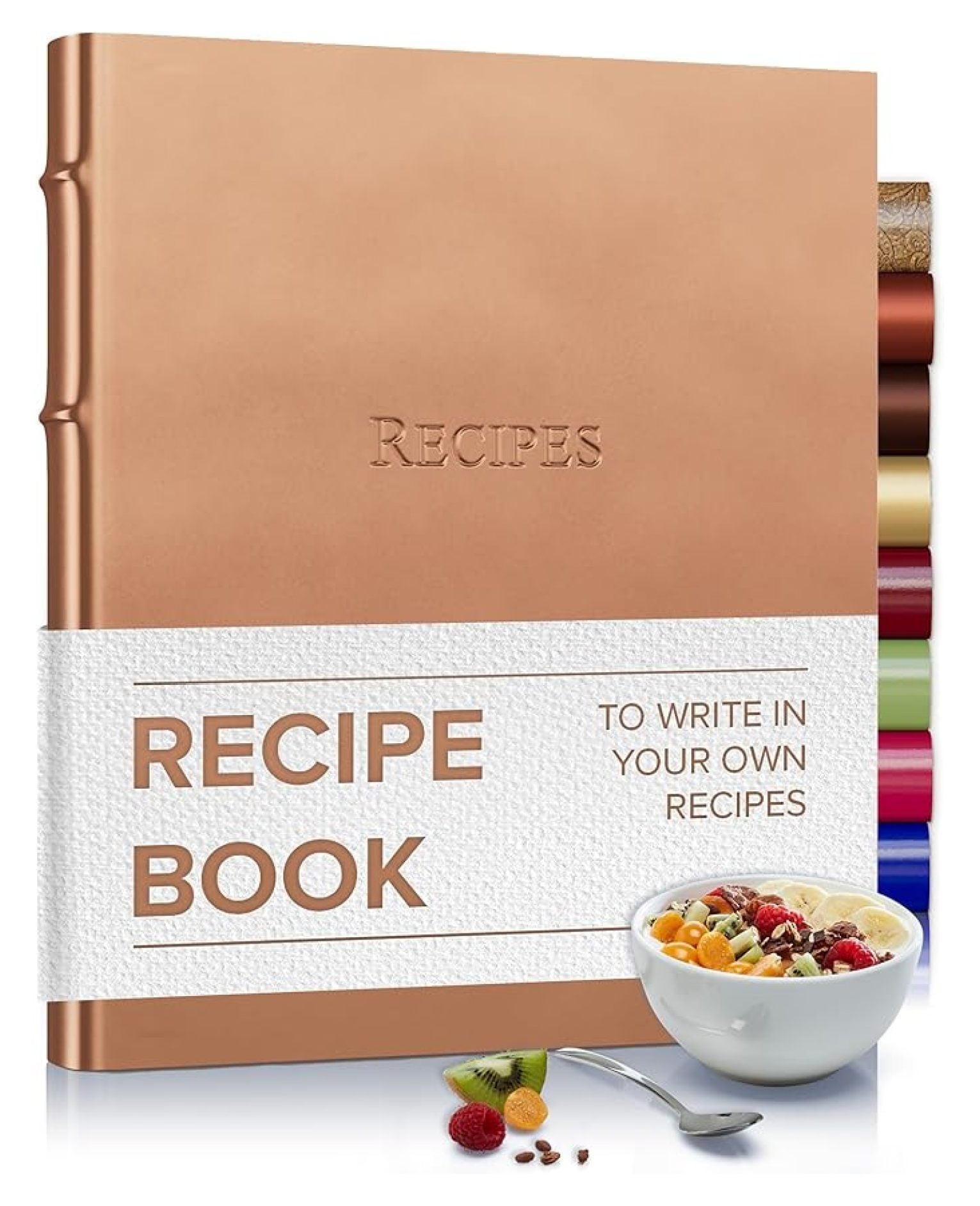 Recipe book to write in your own recipes - 3 Ring Recipe Binder With ...