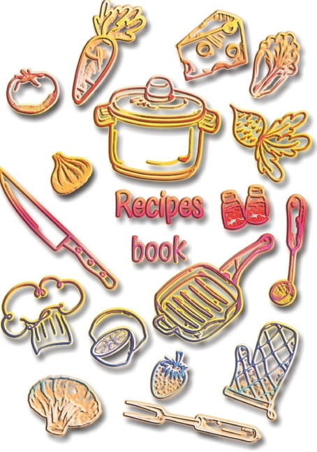Recipe Book to Write in Your Own Recipes Graphic by