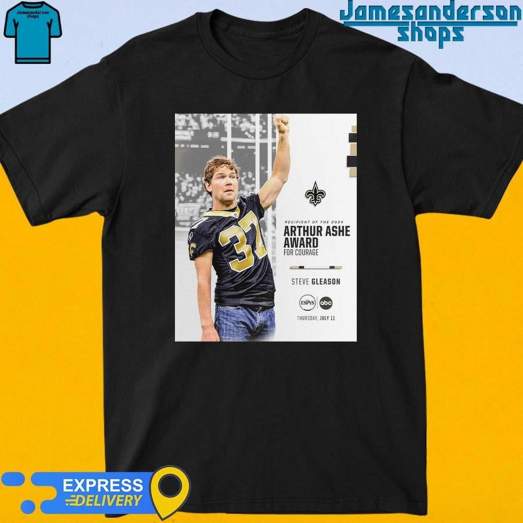 Recipient Of The 2024 Arthur Ashe Award For Courage Steve Gleason Shirt