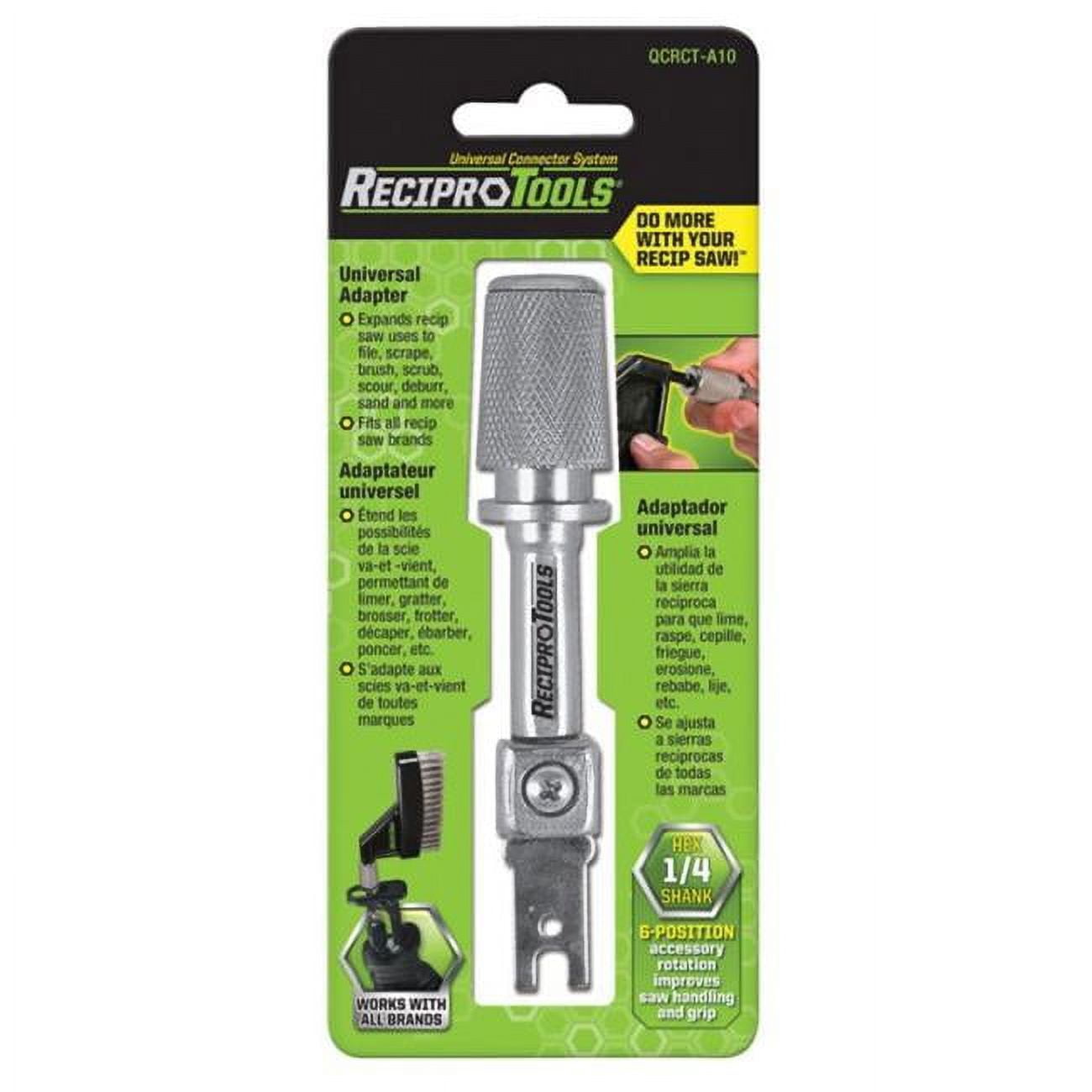 Recipro Tools RCTA10 Reciprocating Saw Tool Adapter